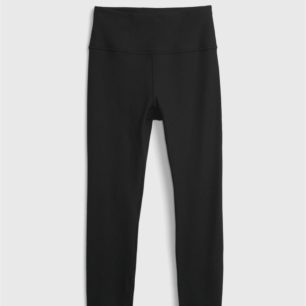 GapFit High Rise Blackout Ribbed Full Length Leggings - Picture 5 of 5